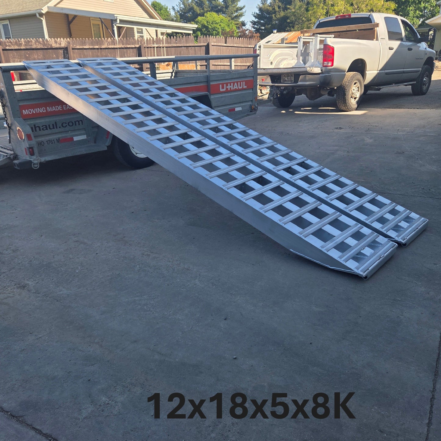 12'x18''x5''x8K Double Pin Step Deck Ramps