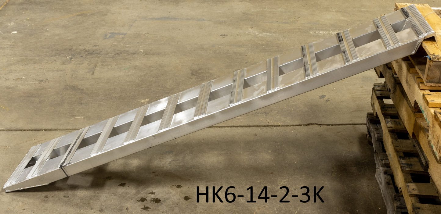 6'x14'x2''x3K car hauler ramps
