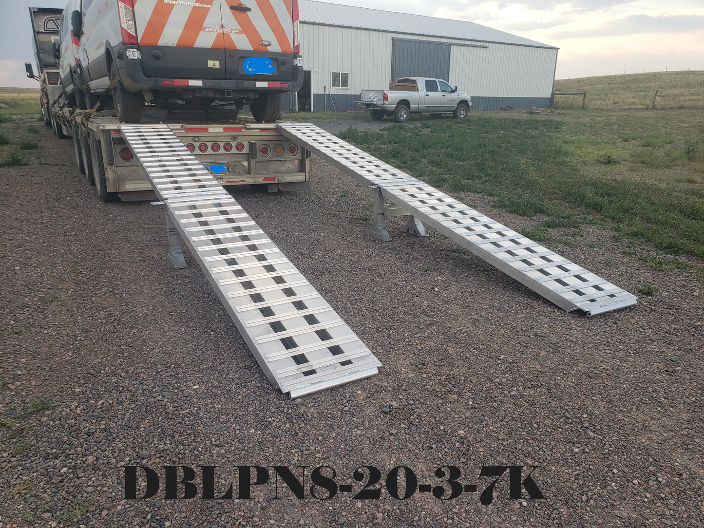 8'x20"x3"x7K Step Deck