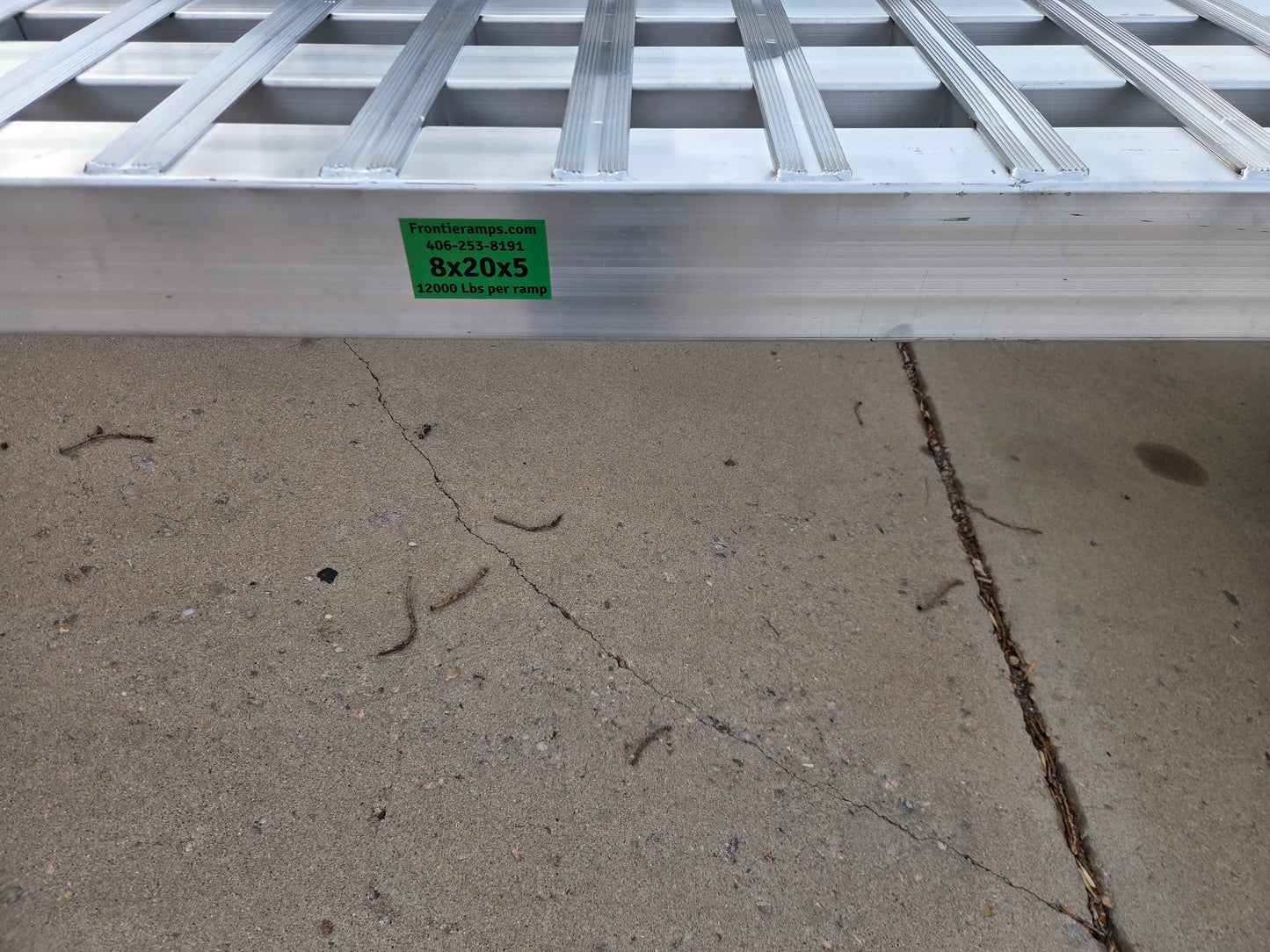 8'x18''x5''x12K Double Pin Step Deck Ramps