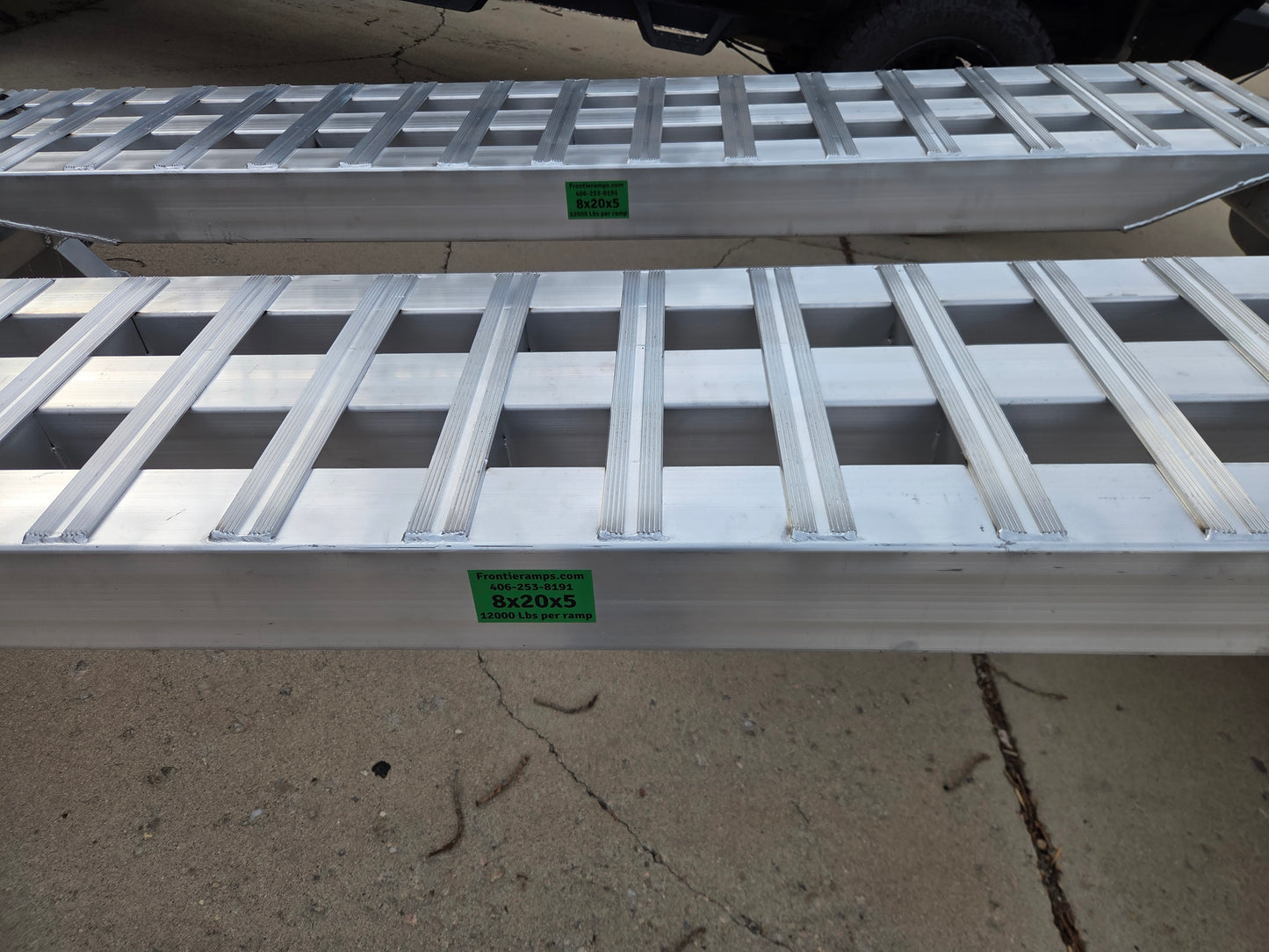 8'x18'' Ramps for Step Deck, Master Setup