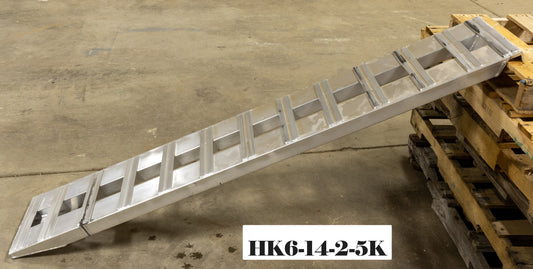 6'x14''x2''x5K car hauler ramps