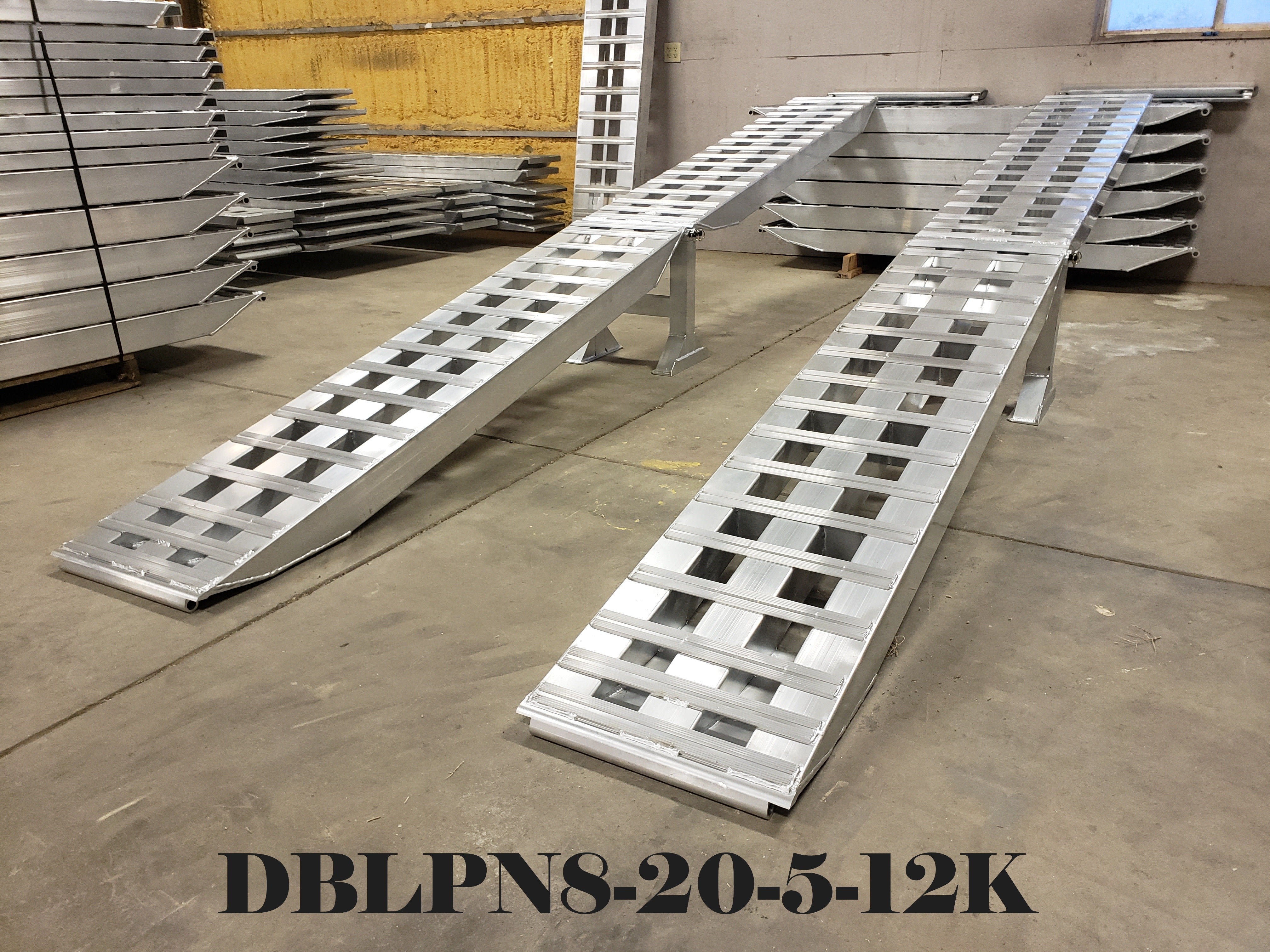 Double Step Ramps 8'x20''x5''12K Double Pin Step Deck Ramps – Frontieramps